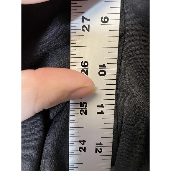 Harve Benard Pants Womens 14 Black Stretch Dress Trousers Straight Leg Office - Picture 5 of 12